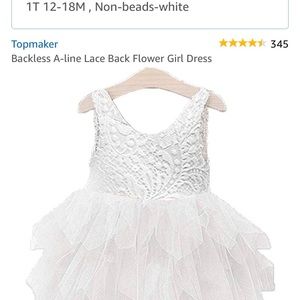 Lovely 12-18m lace flower girl dress